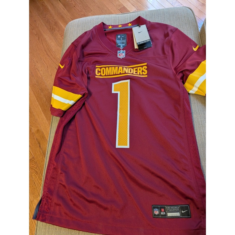 Nike Washington Commanders Deebo Samuel 1 NFL Jersey Burgundy Mens Medium NWT